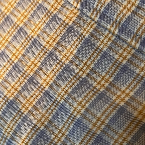 NWT Elodie Crop Top, Purple and Orange Plaid, Size Large - Picture 2 of 6